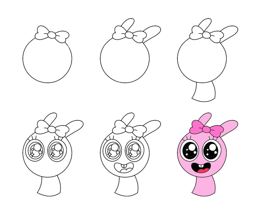 Happy Pinkie Drawing Ideas