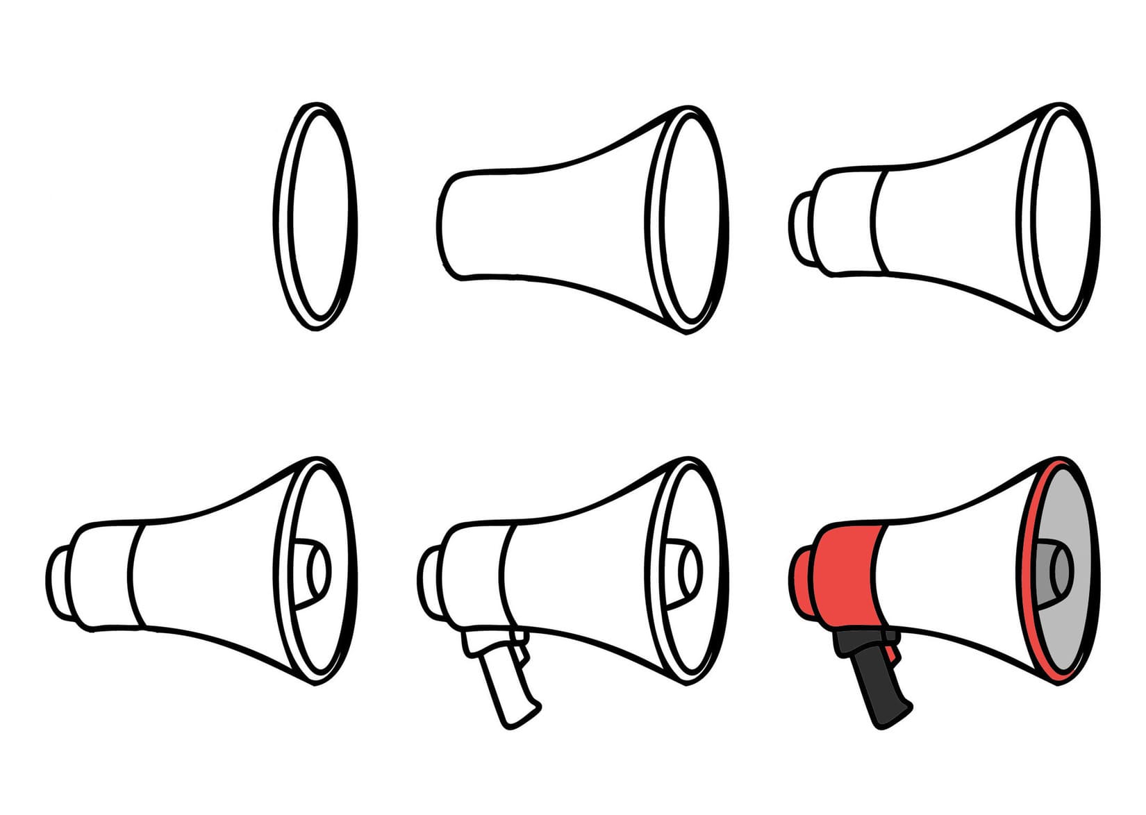 Megaphone For Kids Drawing Ideas