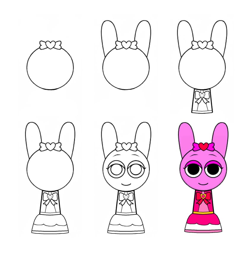 Princess Pinki Drawing Ideas