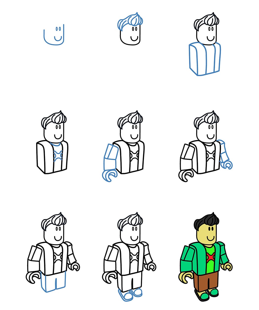 Roblox Character Drawing Ideas