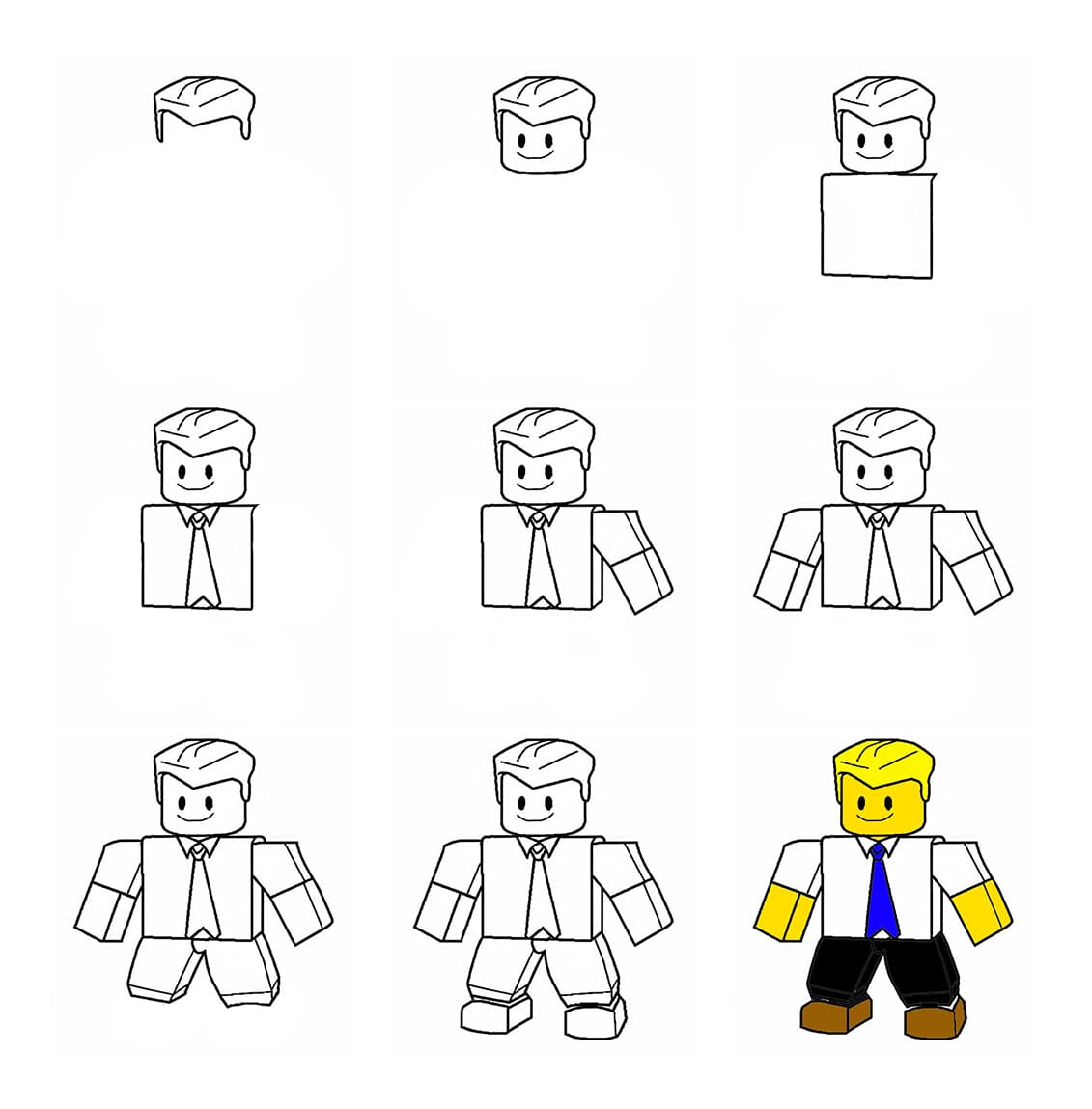 Roblox Guy Drawing Ideas