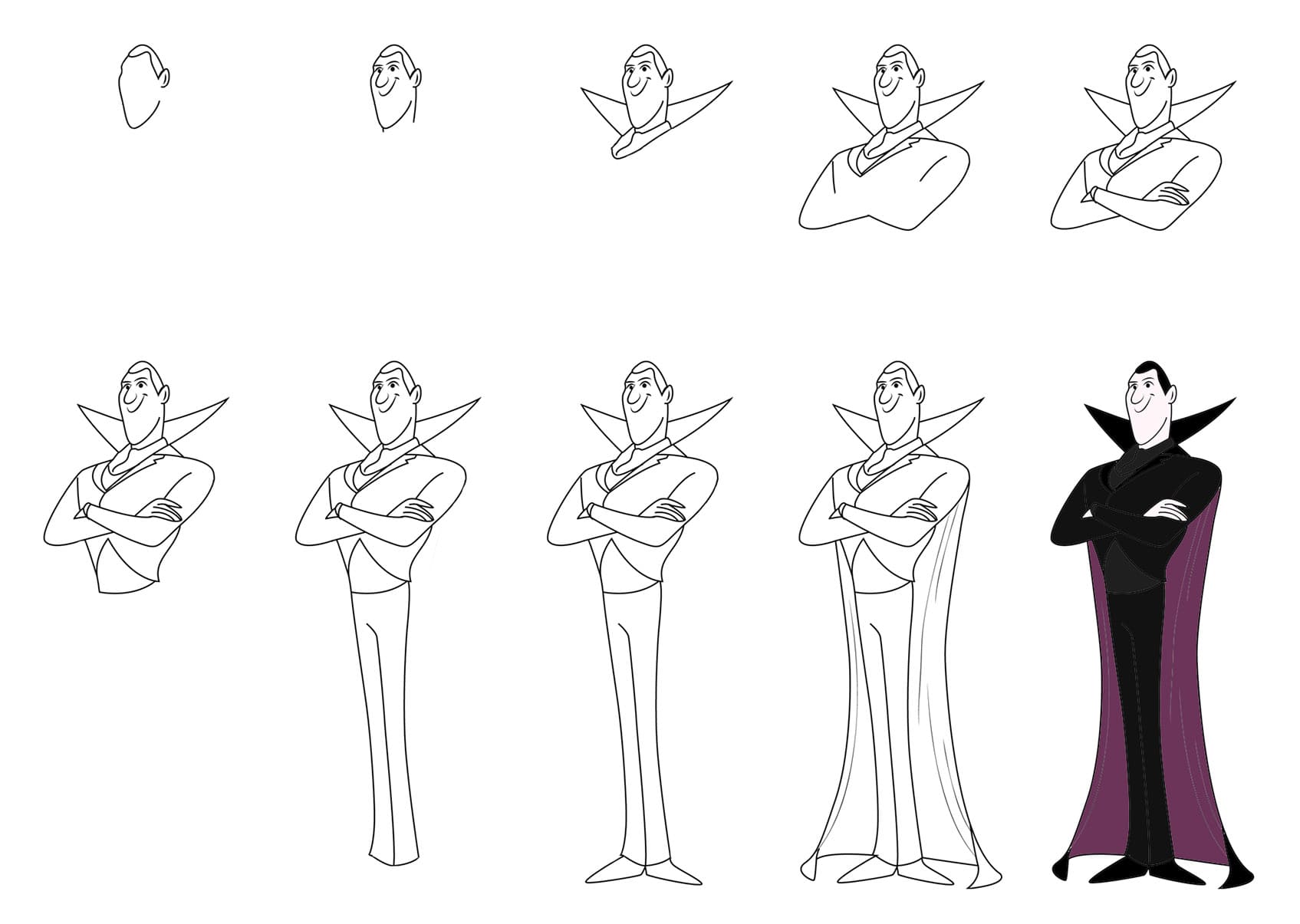 Dracula From Hotel Transylvania Drawing Ideas