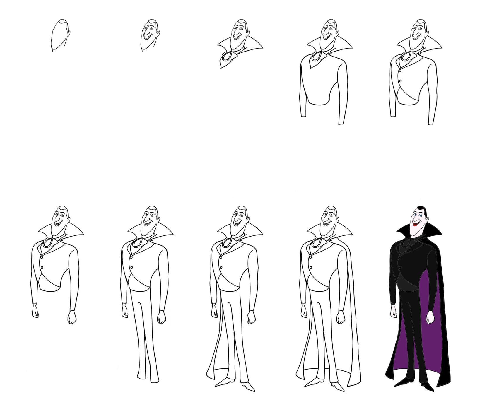 Dracula Drawing Ideas