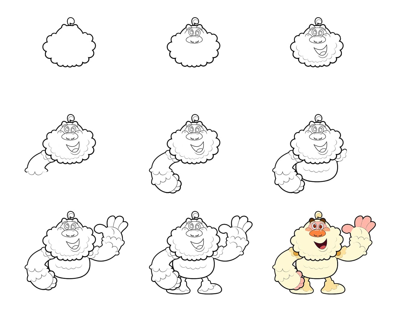 Mr. Yeti Drawing Ideas