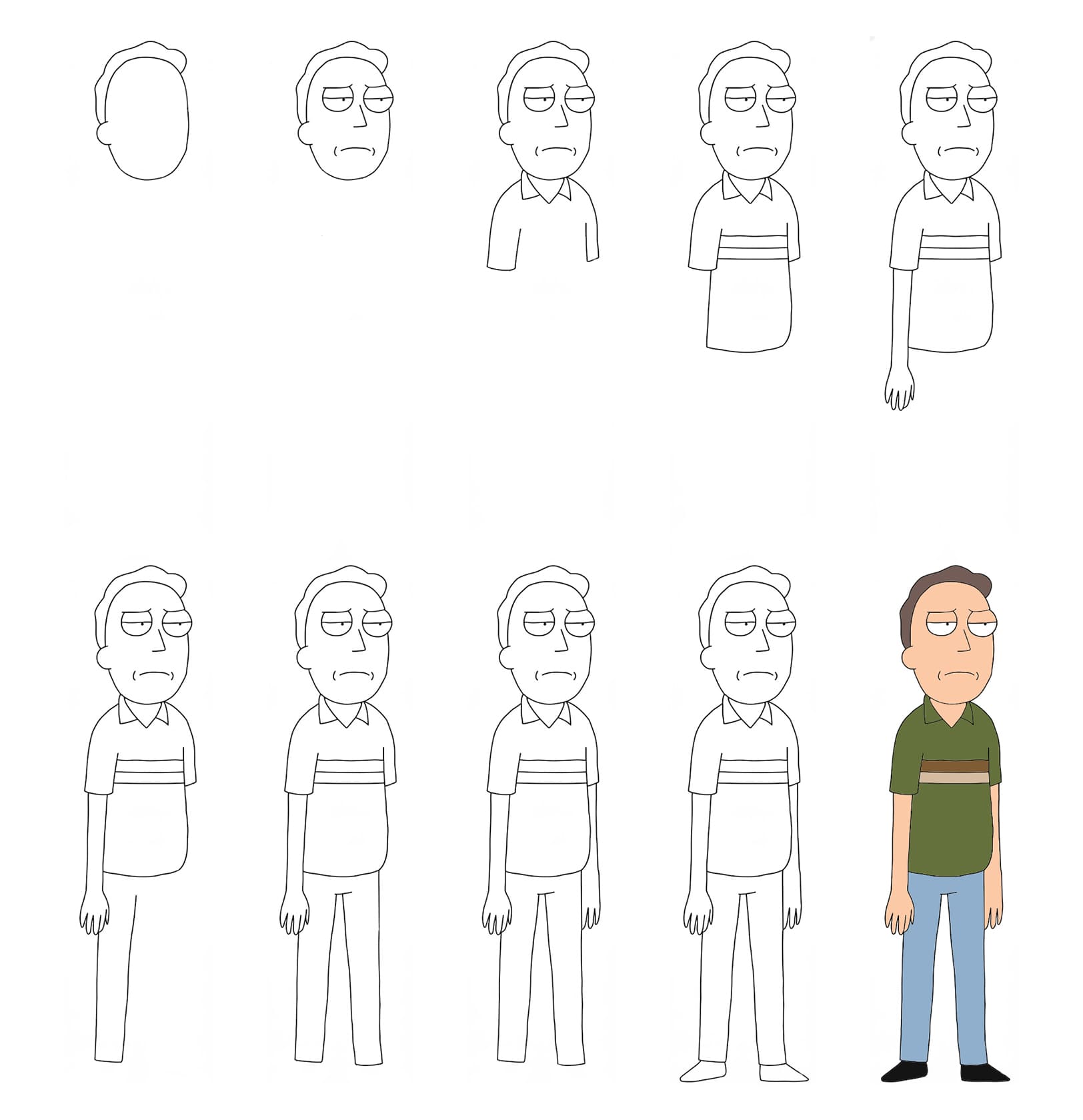 Jerry Smith Drawing Ideas