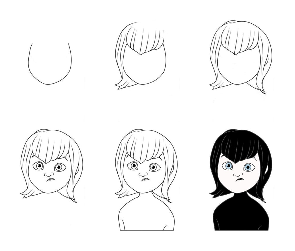 Mavis Portrait Drawing Ideas