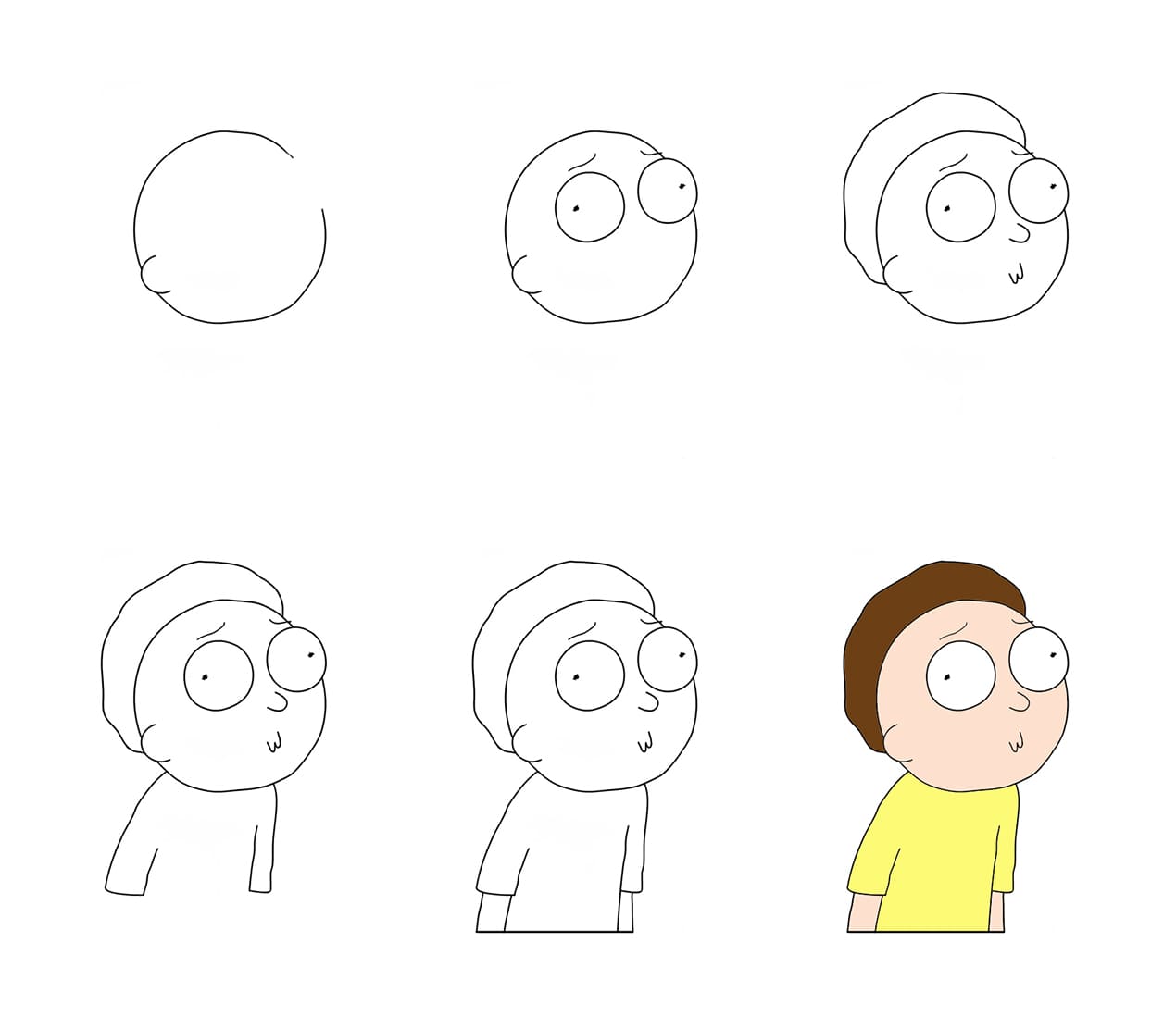 Morty Smith From Rick and Morty Drawing Ideas