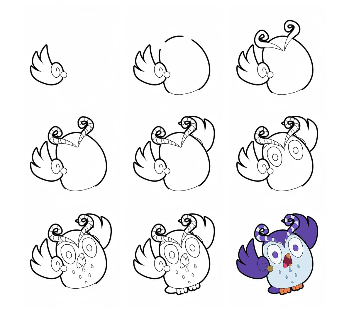 Odus Falling Down Drawing Ideas