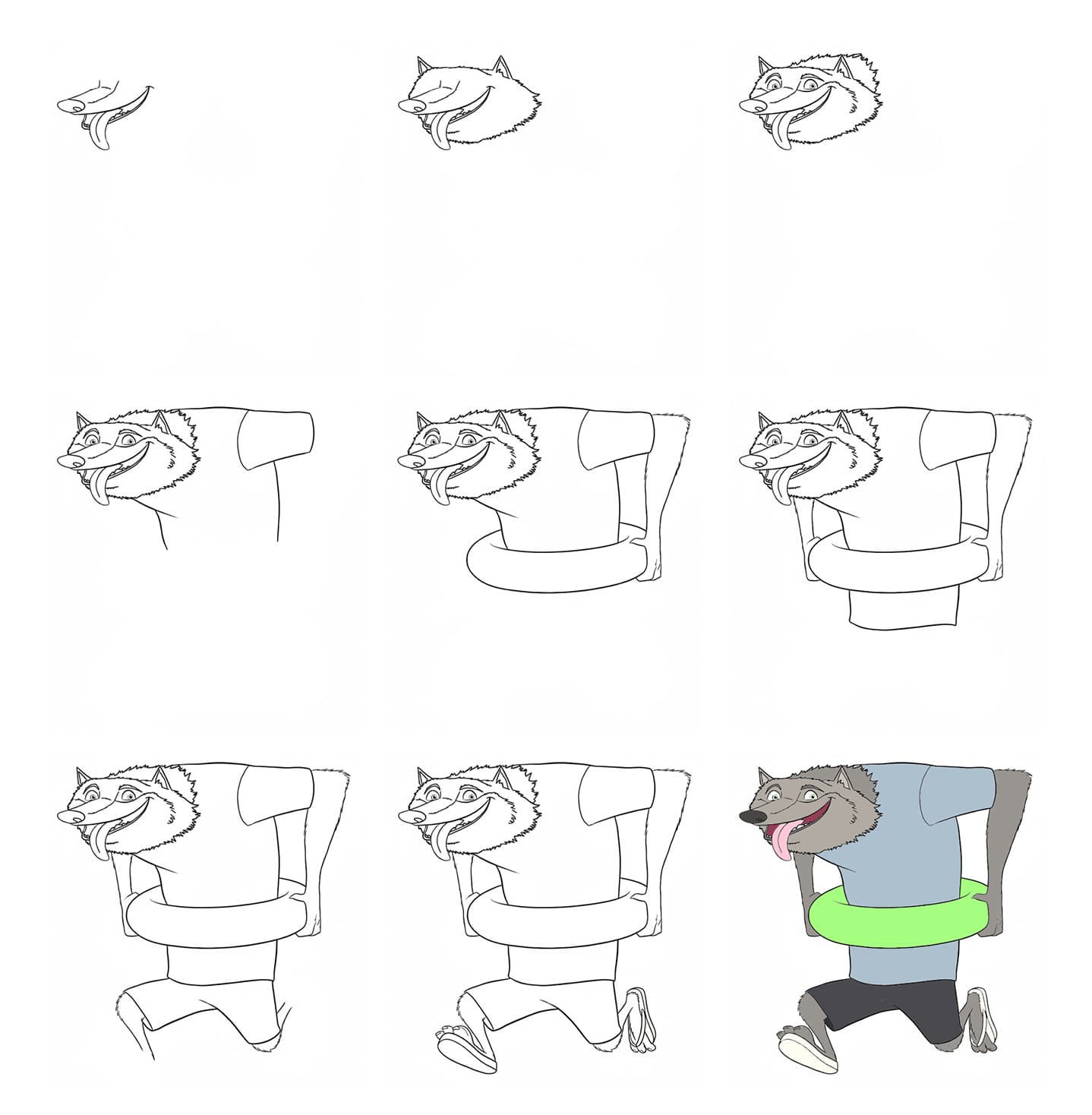 Wayne on Vacation Drawing Ideas