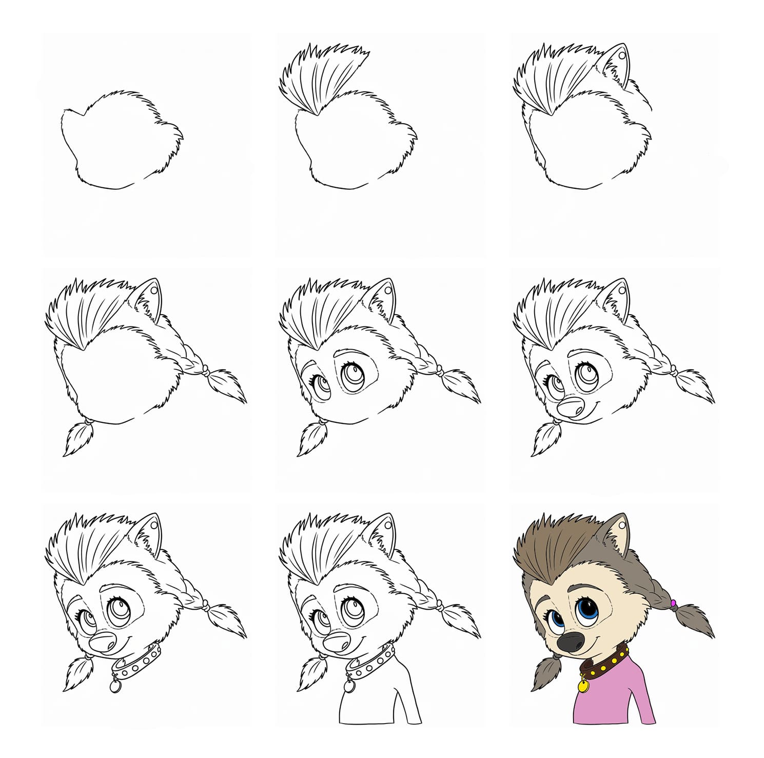 Winnie Werewolf Drawing Ideas