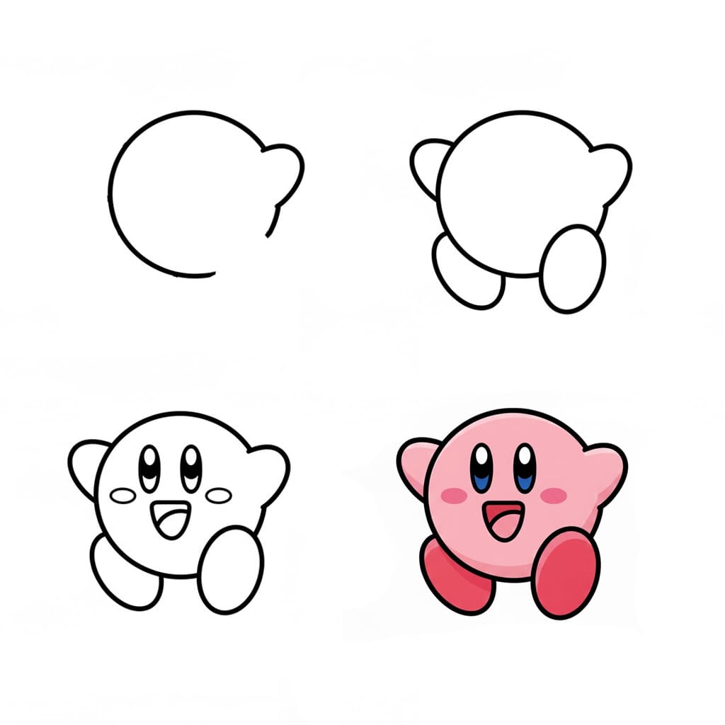 Adorable Kirby Drawing Ideas