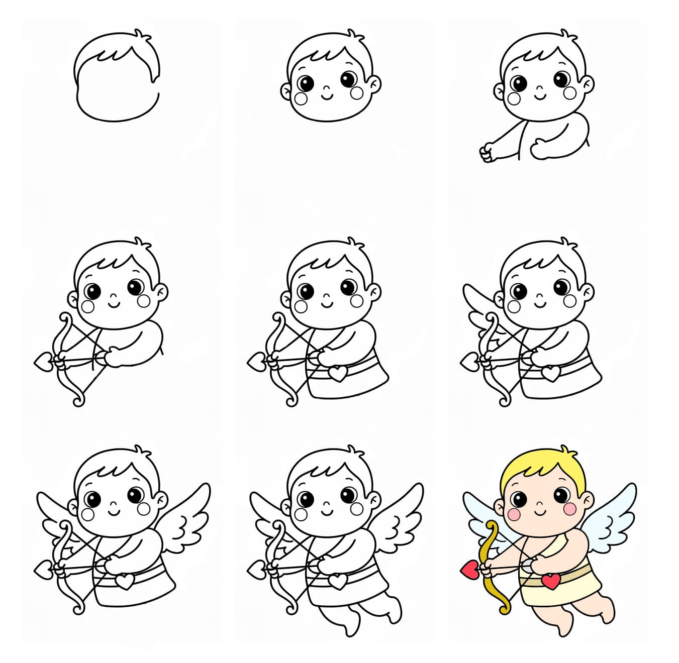 Baby Cupid Drawing Ideas