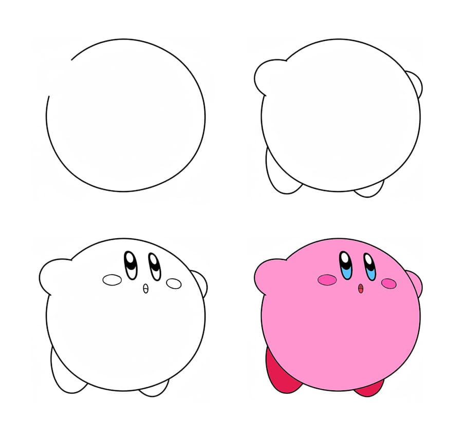 Big Kirby Drawing Ideas