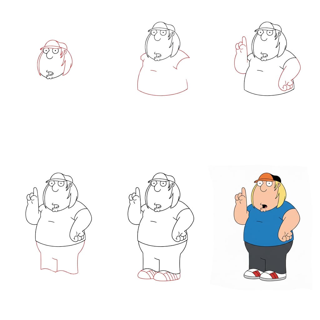 Family Guy Chris Drawing Ideas