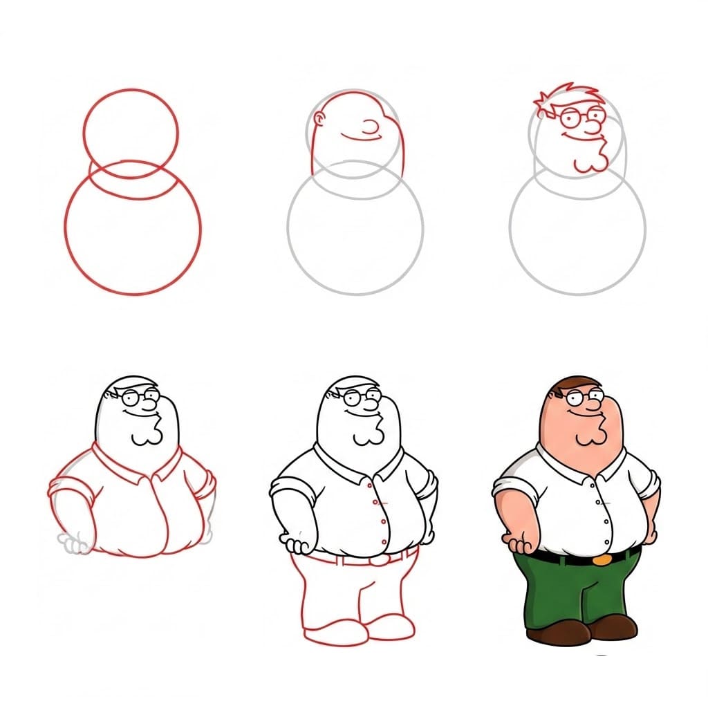 Family Guy Peter Griffin Drawing Ideas