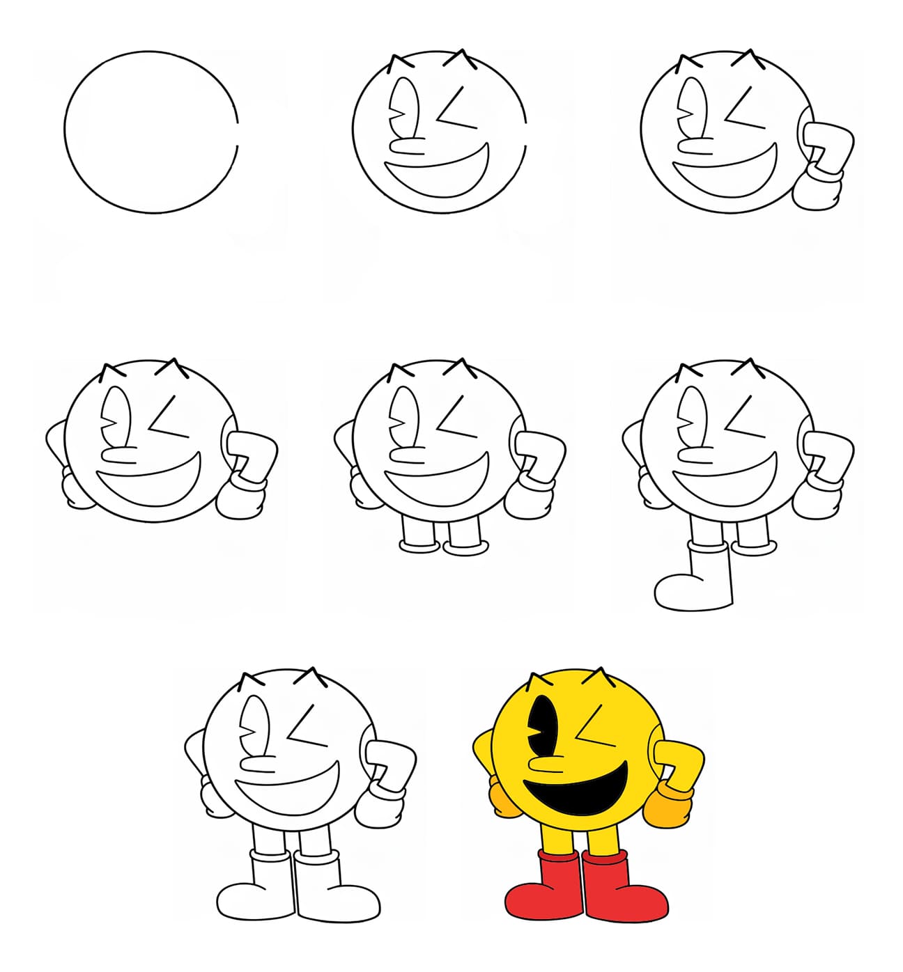 Pac-Man Drawing Ideas