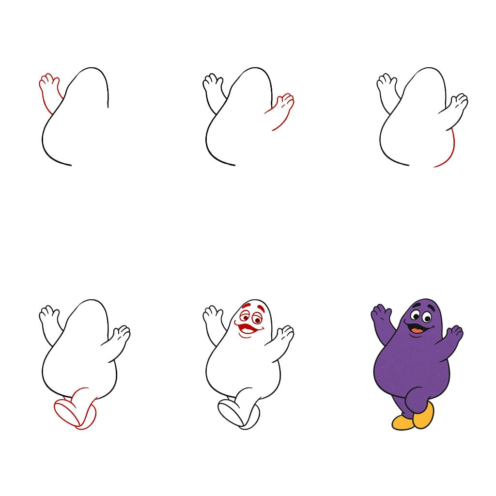 Funny Grimace Drawing Ideas