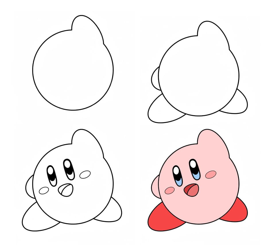 Joyful Kirby Drawing Ideas