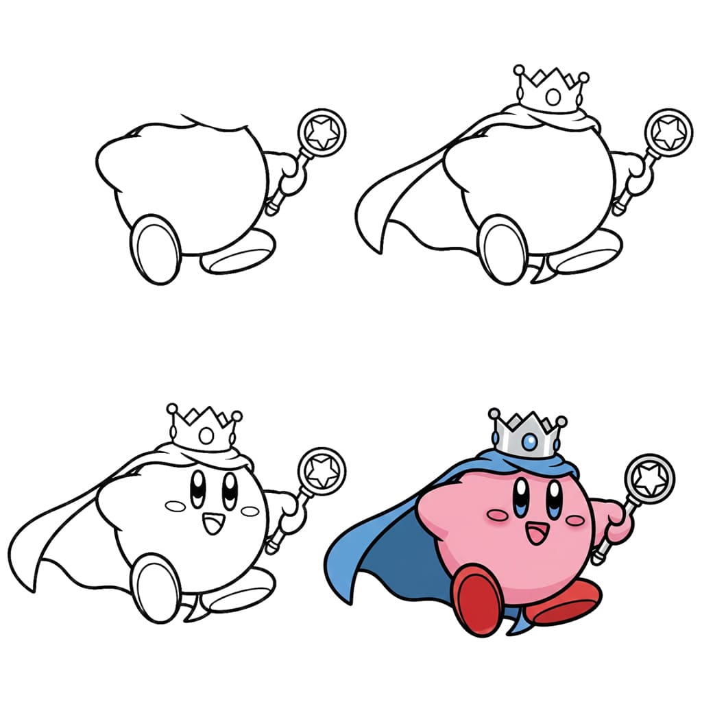 Kirby the king Drawing Ideas