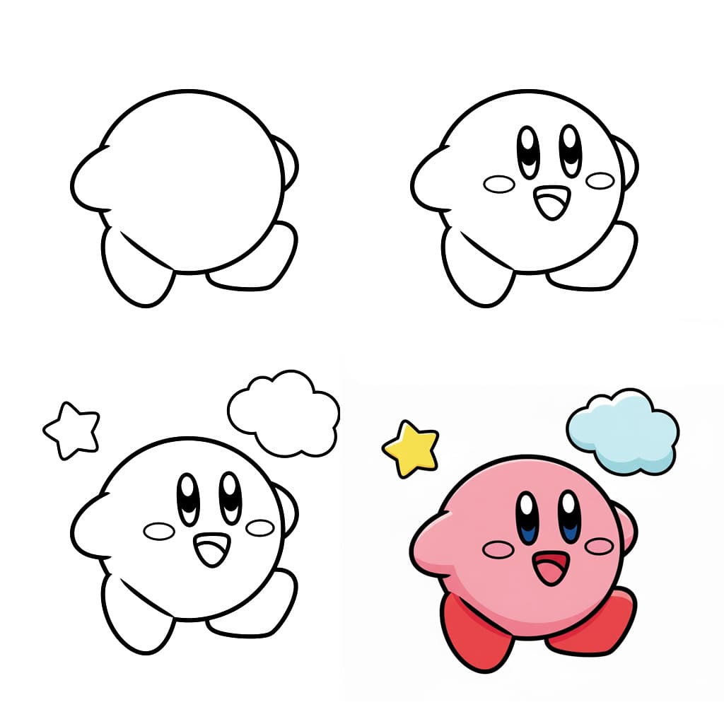 Lovely Kirby Drawing Ideas