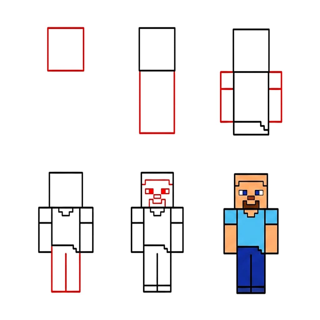 Minecraft Citizen Drawing Ideas