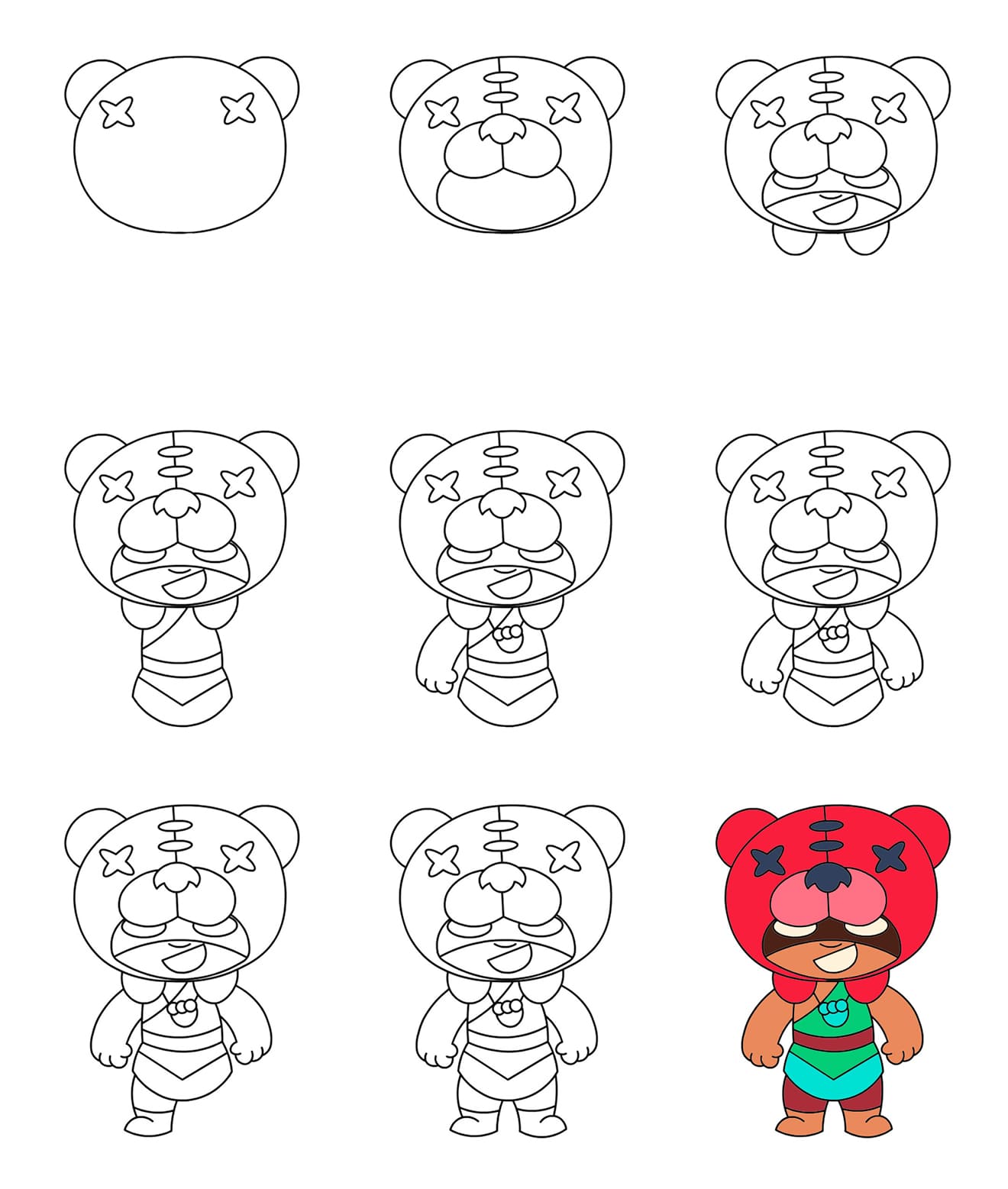 Nita Brawl Stars Drawing Ideas