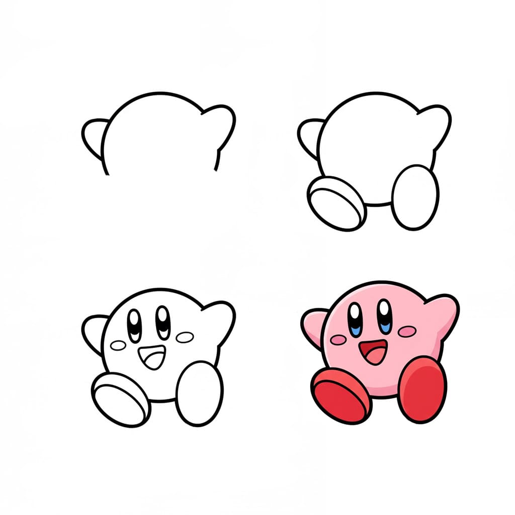 Nitendo Kirby Drawing Ideas