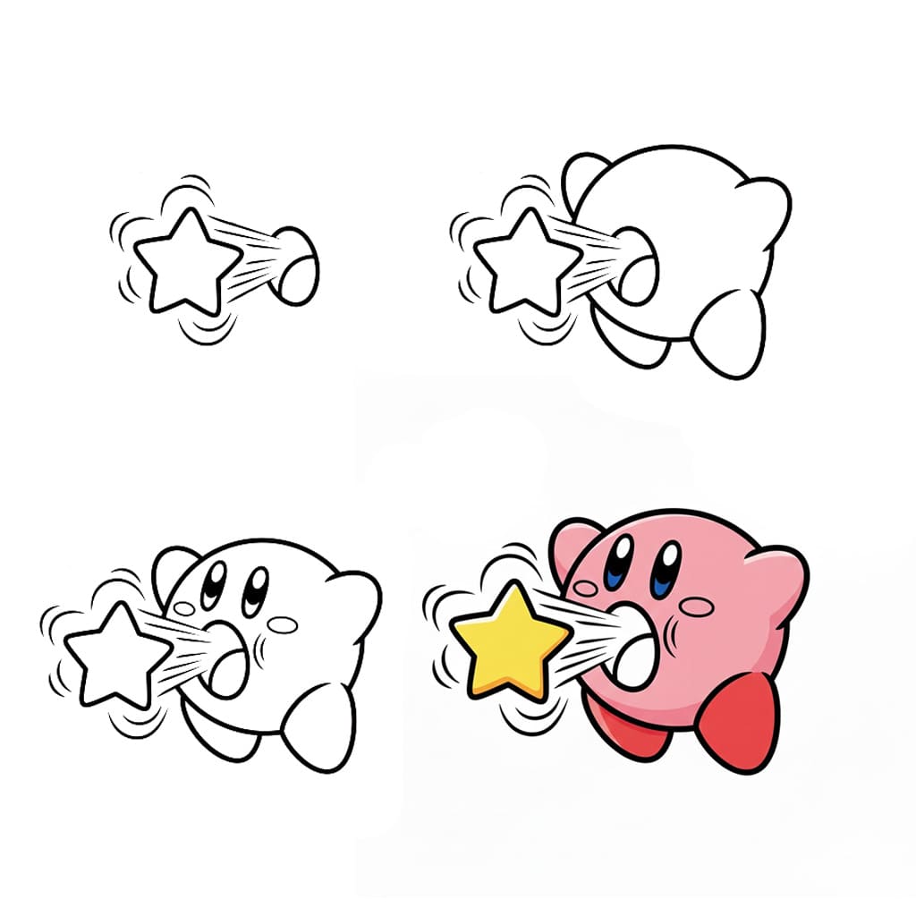 Playful Kirby Drawing Ideas