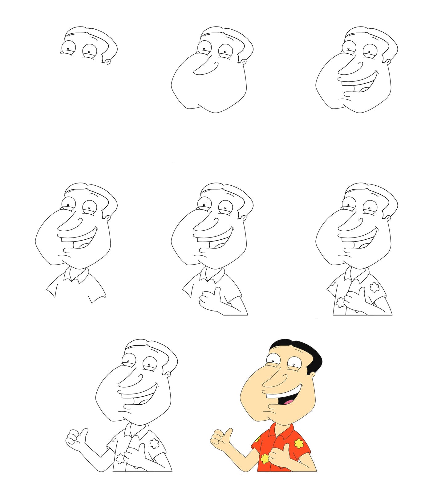 Quagmire Family Guy Drawing Ideas