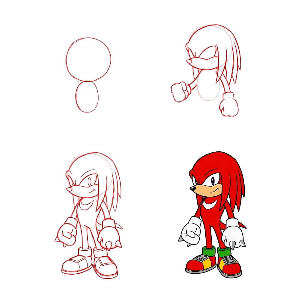 Serious Knuckles Drawing Ideas