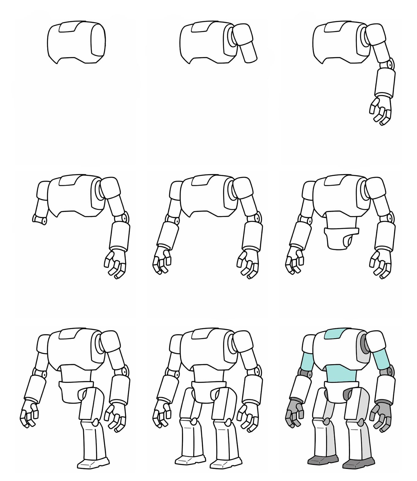 Simple Mech Drawing Ideas