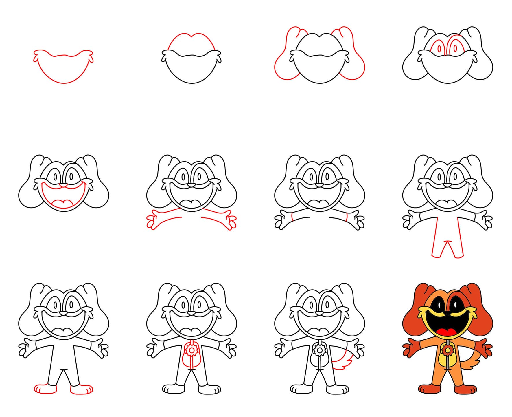 Smiling Dogday Drawing Ideas