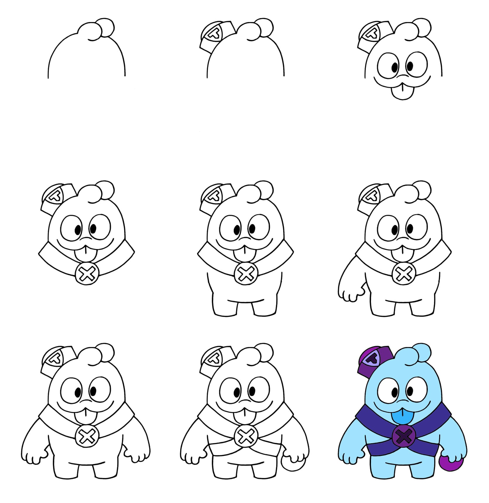 Squeak Brawl Stars Drawing Ideas