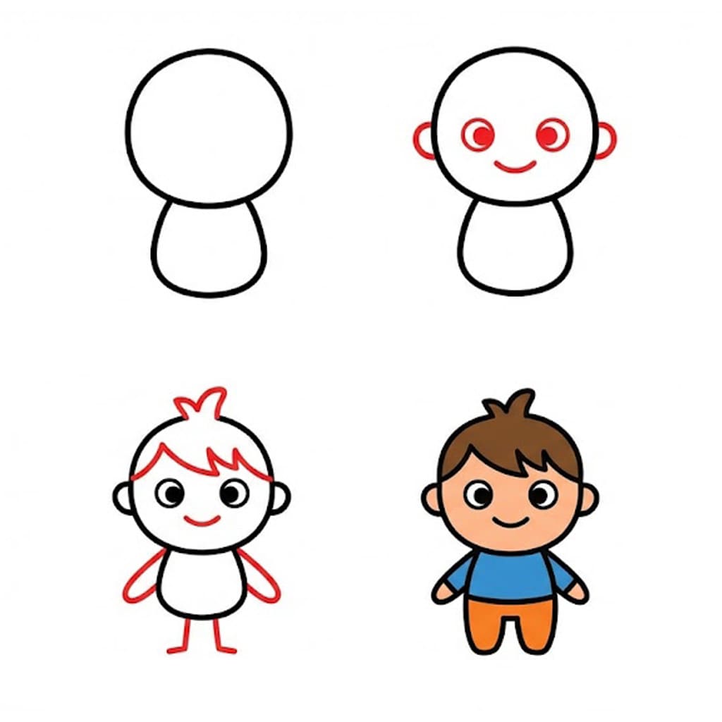 Toca Boca adorable boy Drawing Ideas