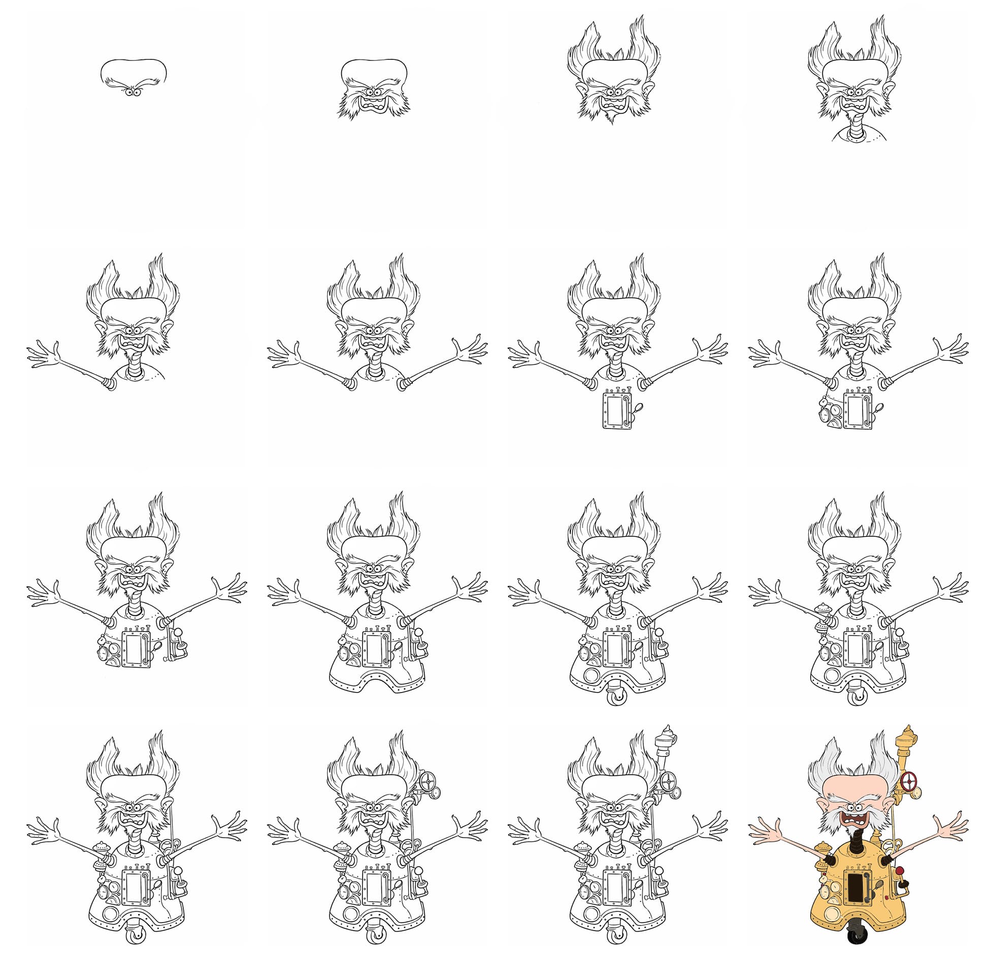 Professor Abraham Van Helsing Drawing Ideas