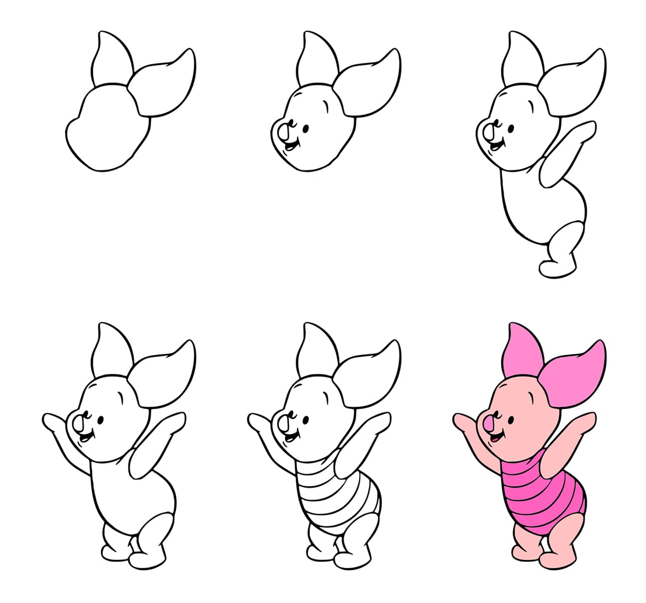 Baby Piglet Drawing Ideas