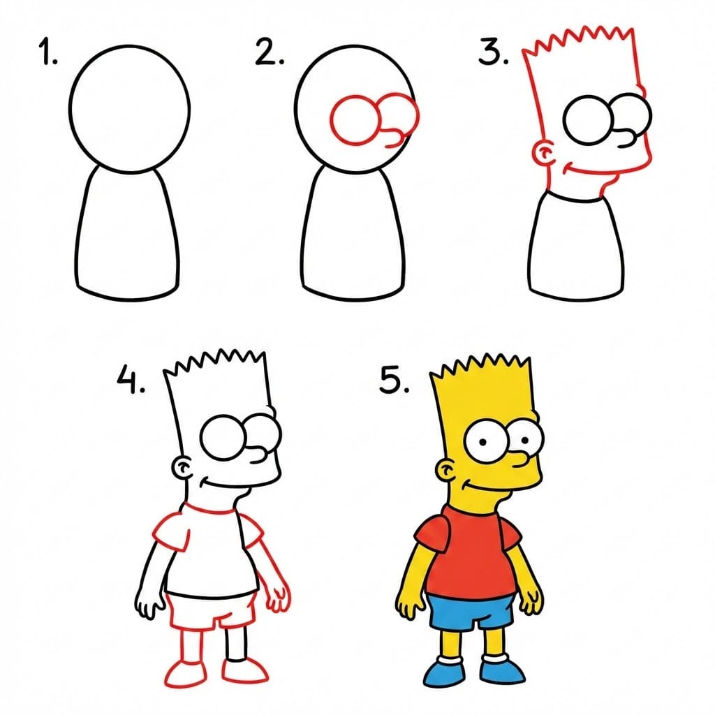 Bart Simpson from the movie Drawing Ideas