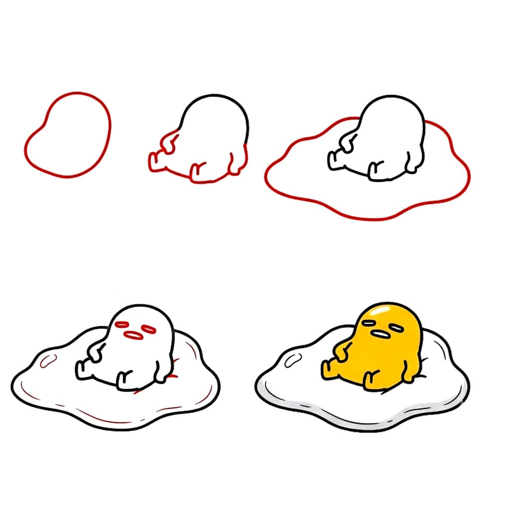 Boring Gudetama Drawing Ideas
