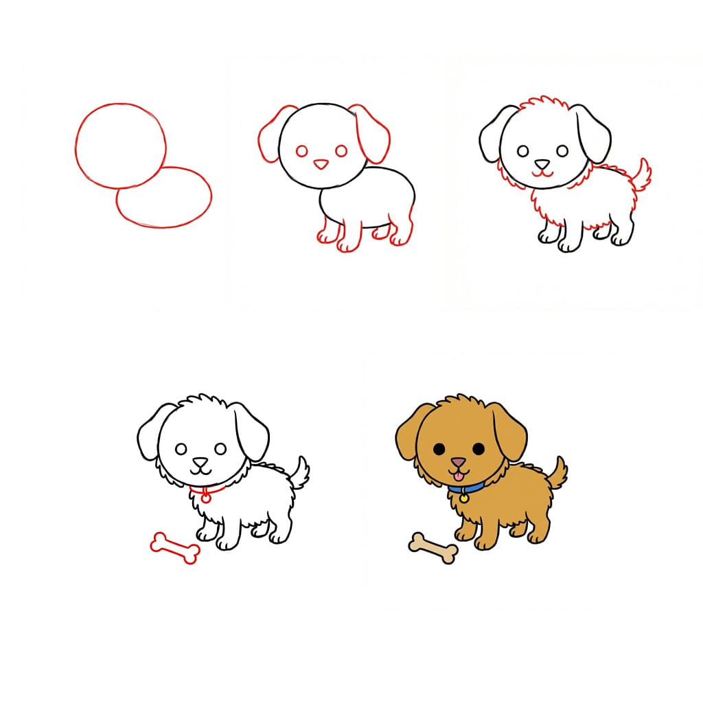Golden Retriever Puppy Drawing Ideas