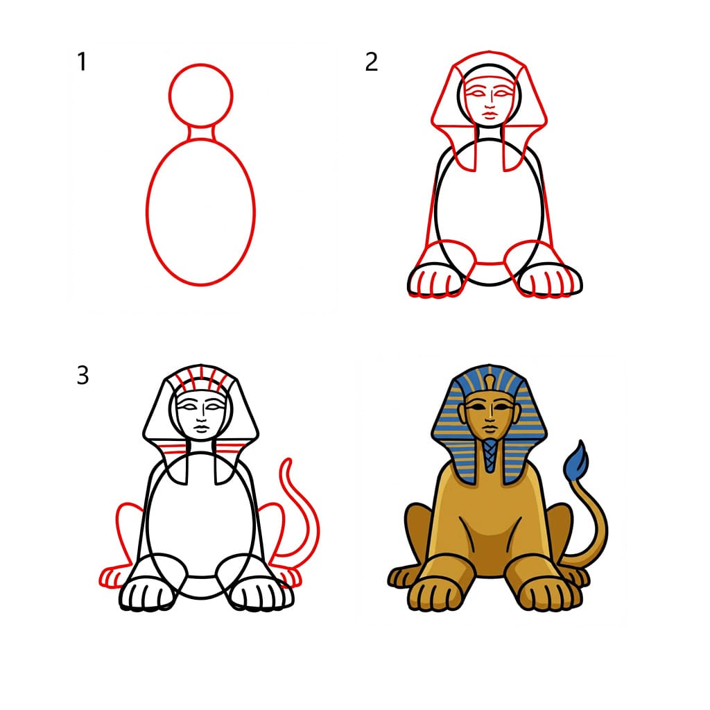 Great Sphinx Drawing Ideas