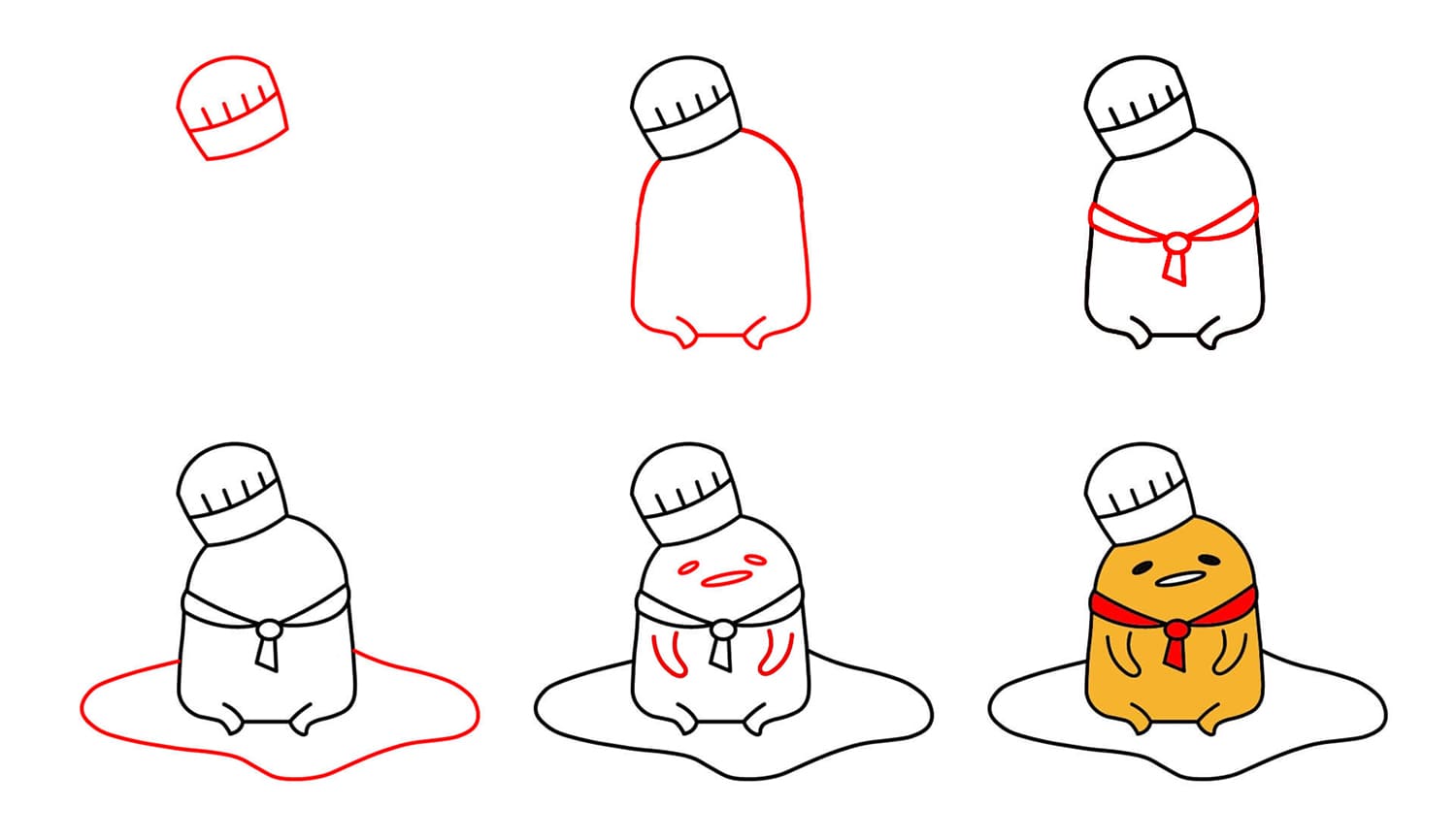 Gudetama the chef Drawing Ideas