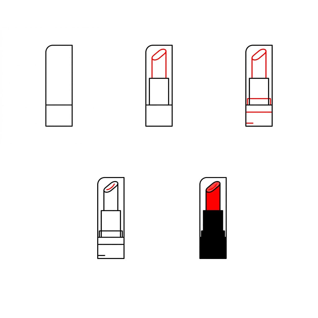 Lipstick for woman Drawing Ideas