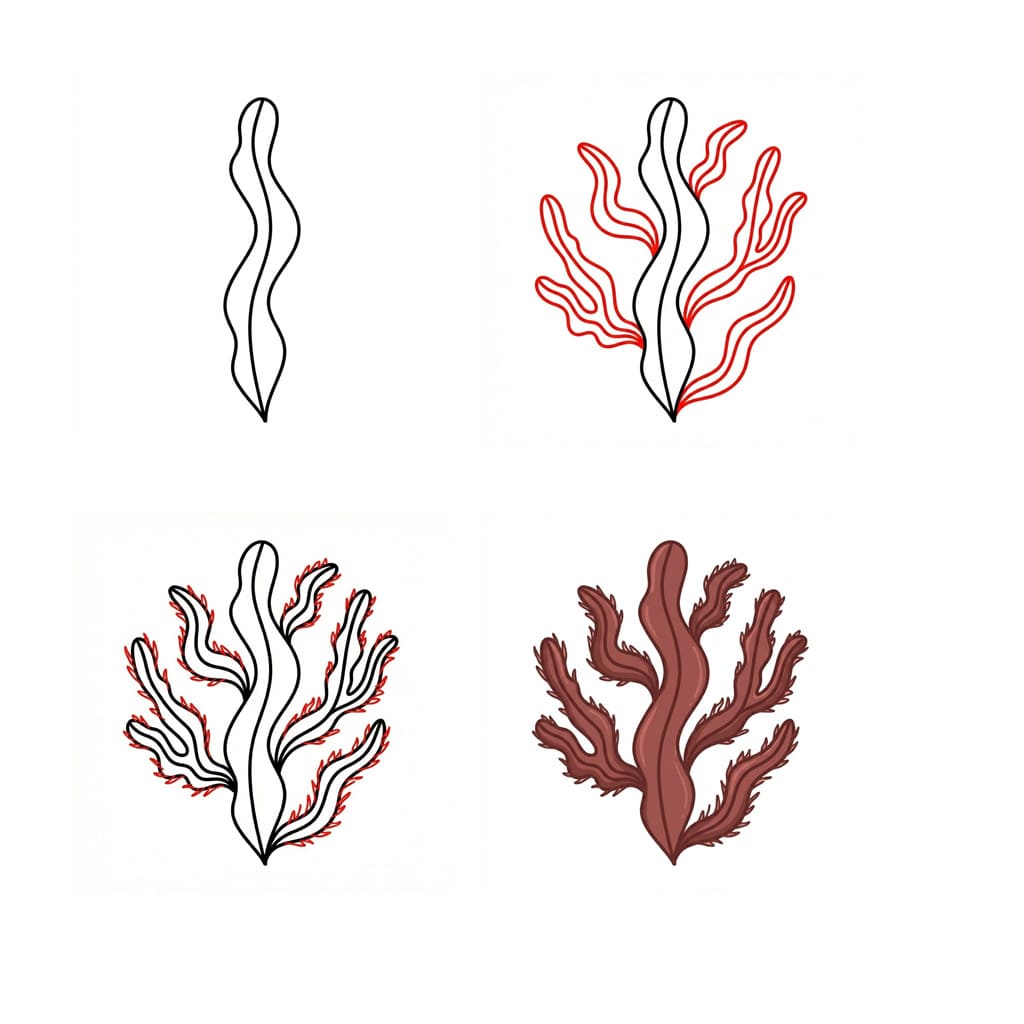 Oarweed Drawing Ideas