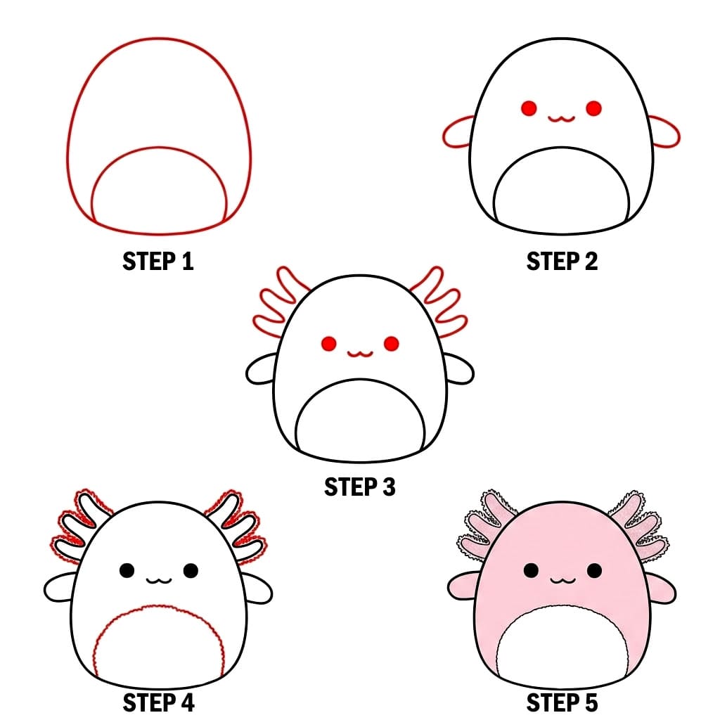 Squishmallows Archie Drawing Ideas