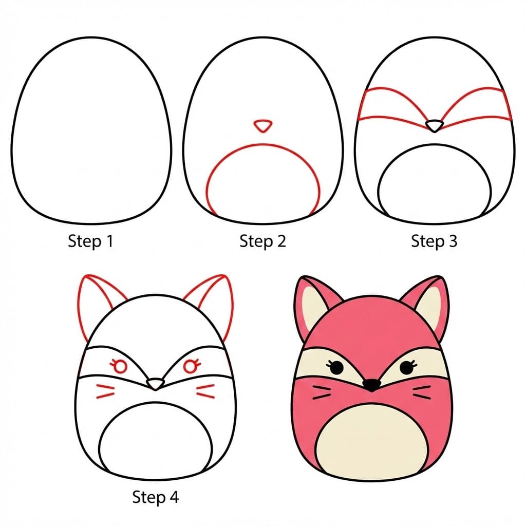 Squishmallows Fifi Drawing Ideas