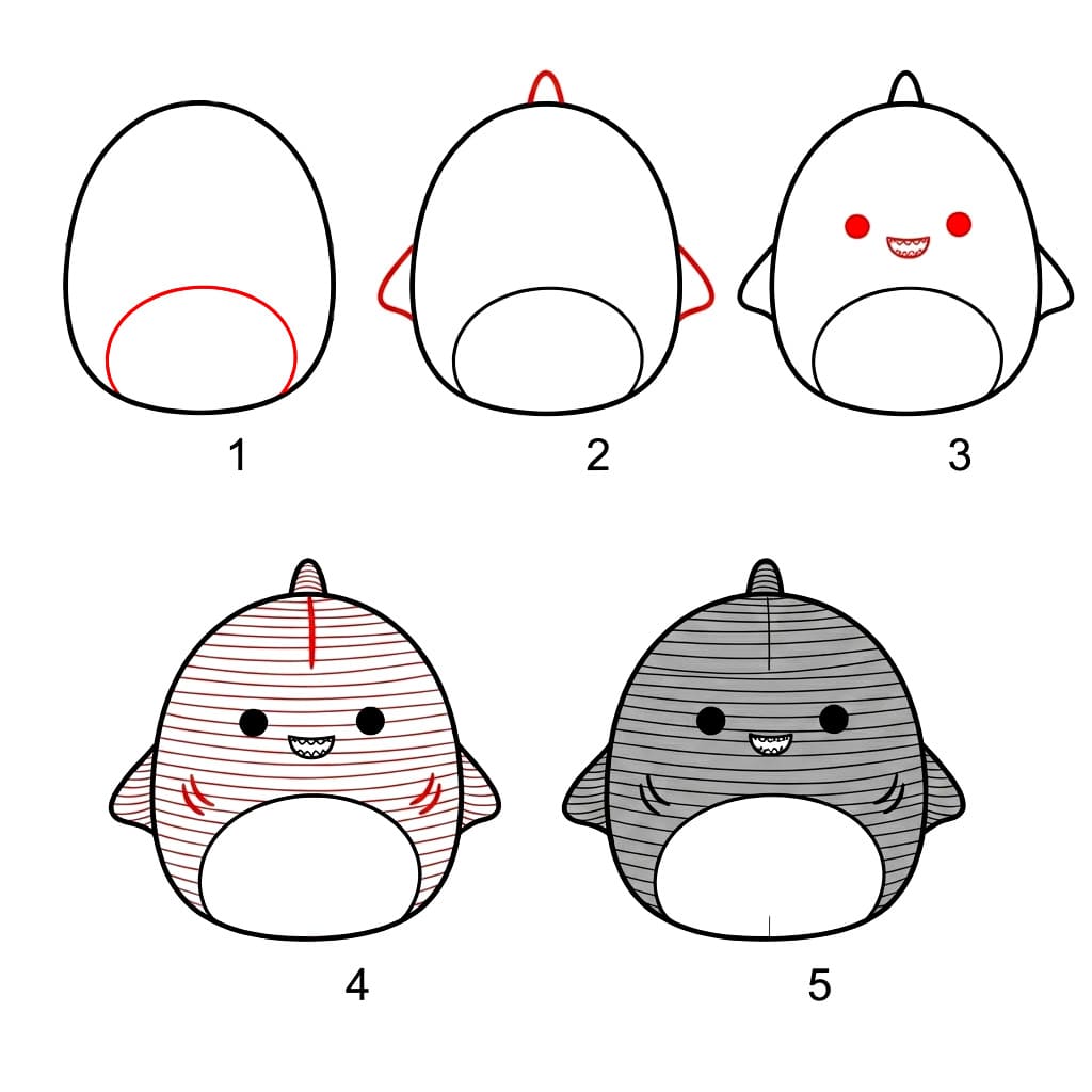 Squishmallows Gordon Drawing Ideas