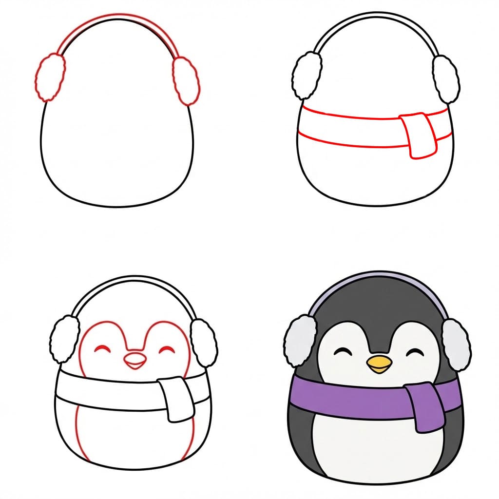 Squishmallows Luna Drawing Ideas