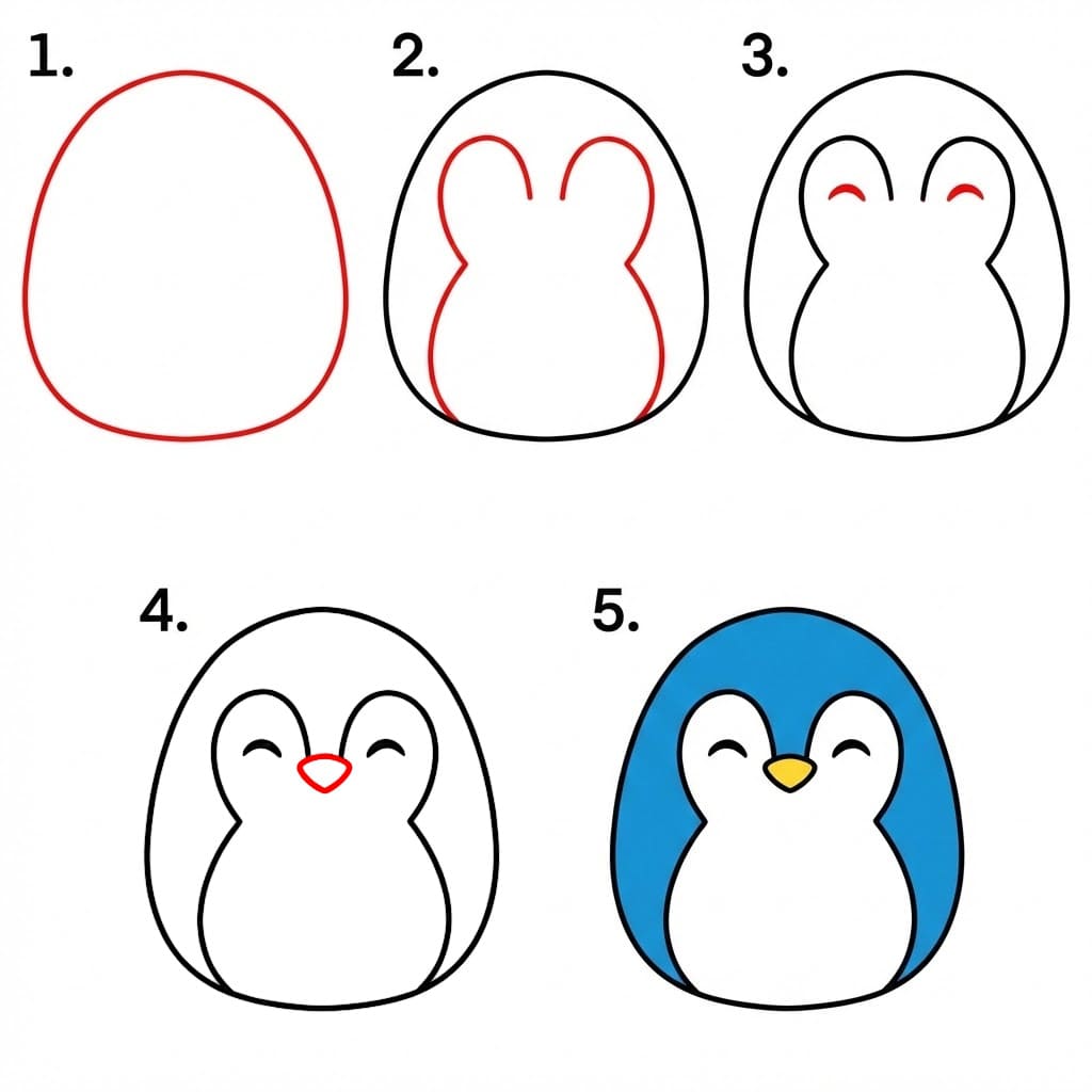 Squishmallows Puff Drawing Ideas