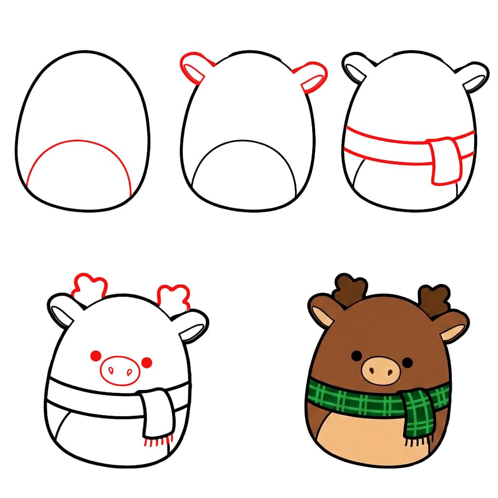 Squishmallows Ruby Drawing Ideas