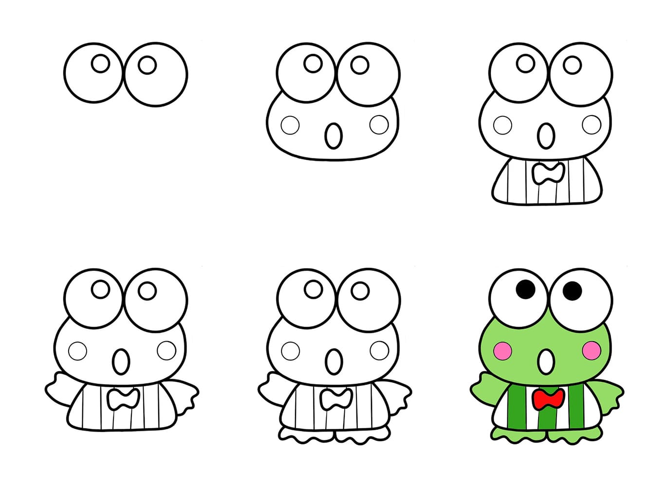 Surprising Keroppi Drawing Ideas